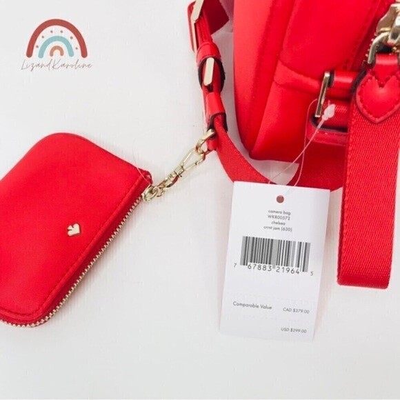 New! Kate Spade Currant Jam Chelsea Camera Crossbody Bag - Picture 8 of 16
